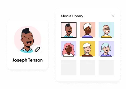 Custom user avatar admin and site enhancements extensions for wordpress from the plus addons for elementor