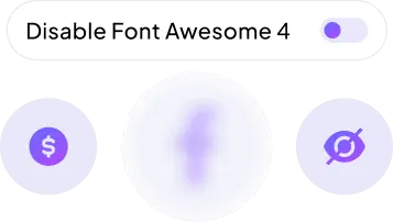 Disable icons admin and site enhancements extensions for wordpress from the plus addons for elementor