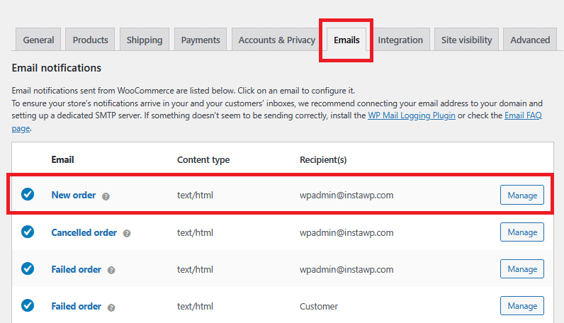 Emails tab how to fix woocommerce not sending order emails from the plus addons for elementor