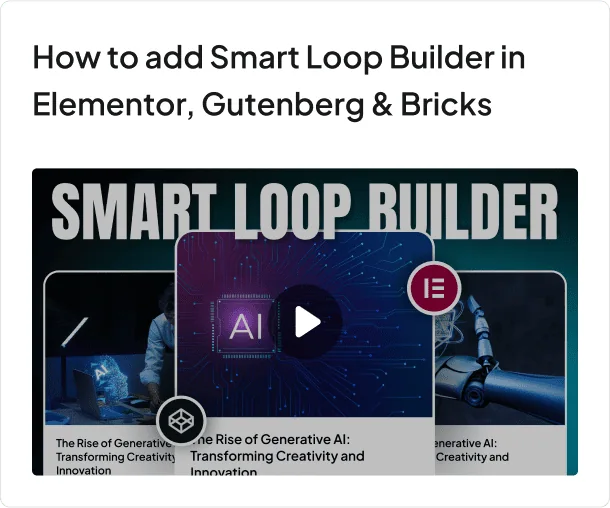 How to add smart loop builder in elementor gutenberg bricks june 2025 monthly updates: introducing academy, form upgrade, woo styling, big ui boosts, & more! From the plus addons for elementor