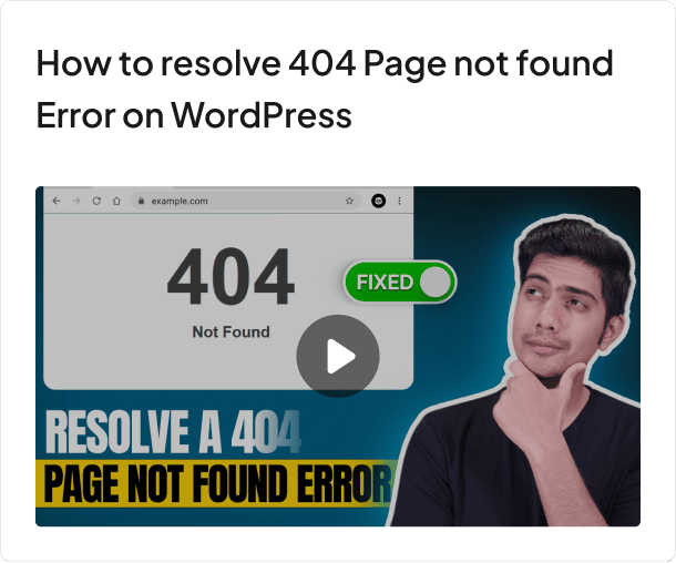 How to resolve 404 page not found error on wordpress 2 june 2025 monthly updates: introducing academy, form upgrade, woo styling, big ui boosts, & more! From the plus addons for elementor
