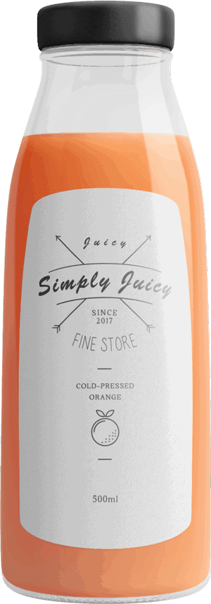 Juice bottle 2 full page piling for elementor from the plus addons for elementor