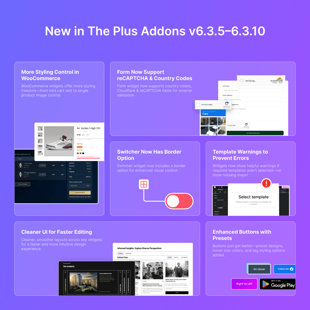 New in the plus addons for elementor v6. 3. 5–6. 3. 10 june 2025 monthly updates: introducing academy, form upgrade, woo styling, big ui boosts, & more! From the plus addons for elementor