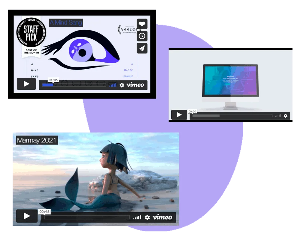 Vimeo Embed | The Plus Addons for Elementor Vimeo embed social embed for elementor from the plus addons for elementor