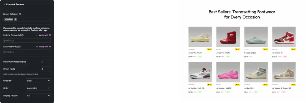 Logic images advanced query builder for elementor from the plus addons for elementor