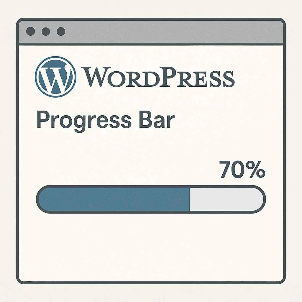 Progress bar demo image 5 best wordpress progress bar plugins for elementor from the plus addons for elementor