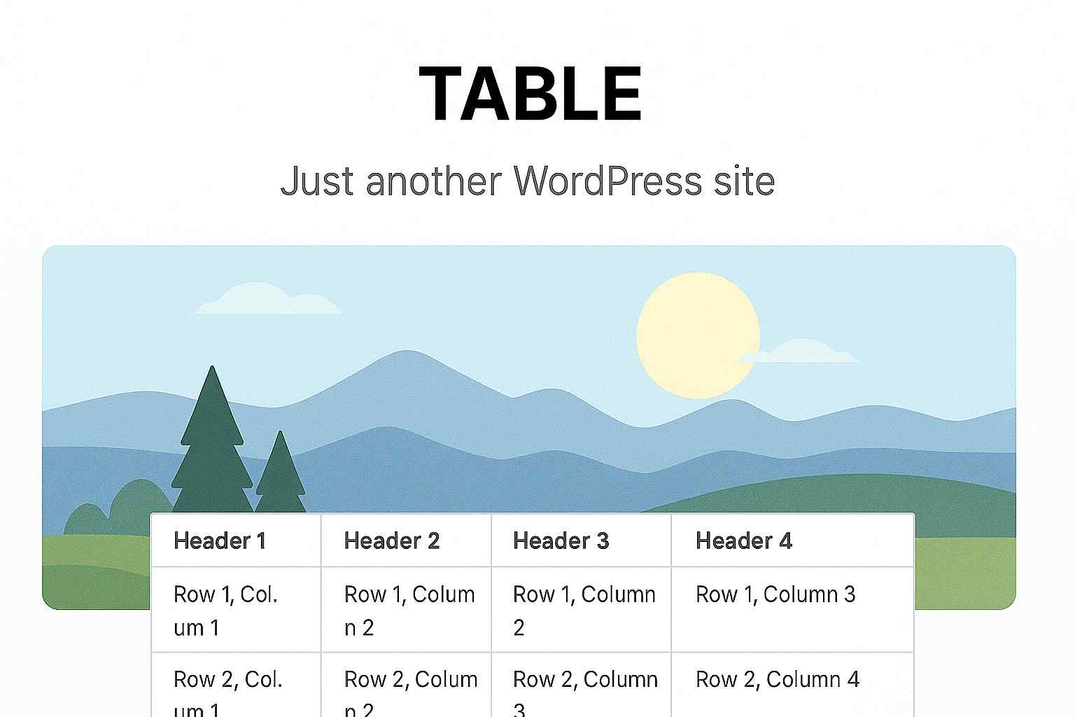 Table demo image 5 best wordpress table plugins for elementor from the plus addons for elementor