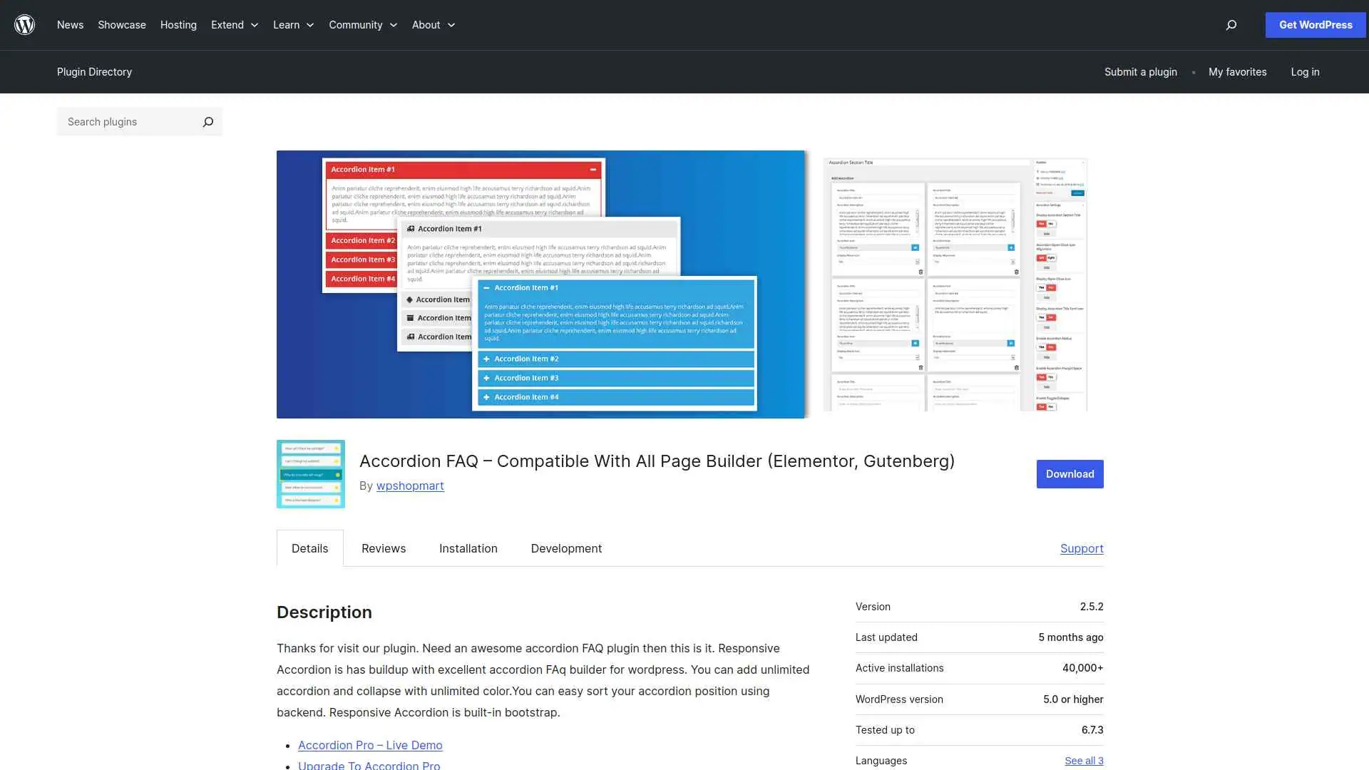 Accordion faq wordpress plugin 5 best wordpress accordion plugins for elementor from the plus addons for elementor