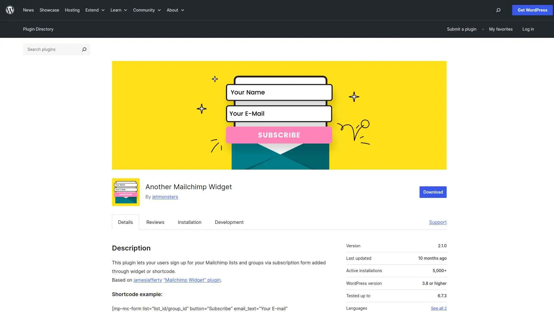 Another Mailchimp Widget WordPress plugin | The Plus Addons for Elementor Another mailchimp widget wordpress plugin 5 best wordpress mailchimp form plugins for elementor from the plus addons for elementor