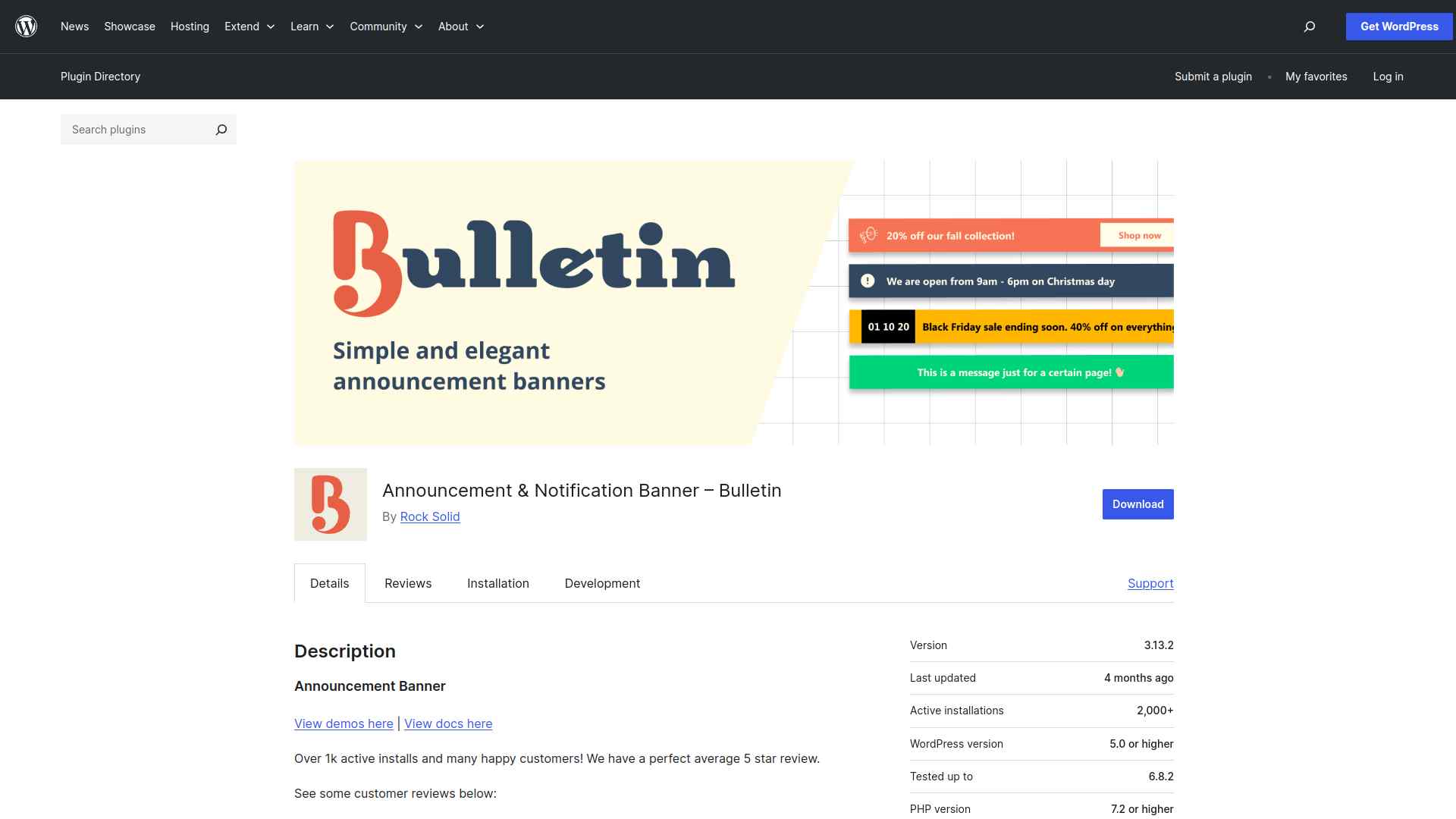 Bulletin wordpress plugin 5 best wordpress banner plugins for elementor from the plus addons for elementor
