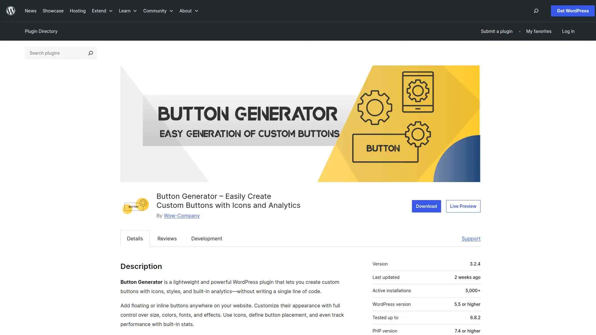 Button generator wordpress plugin 5 best wordpress button plugins for elementor from the plus addons for elementor