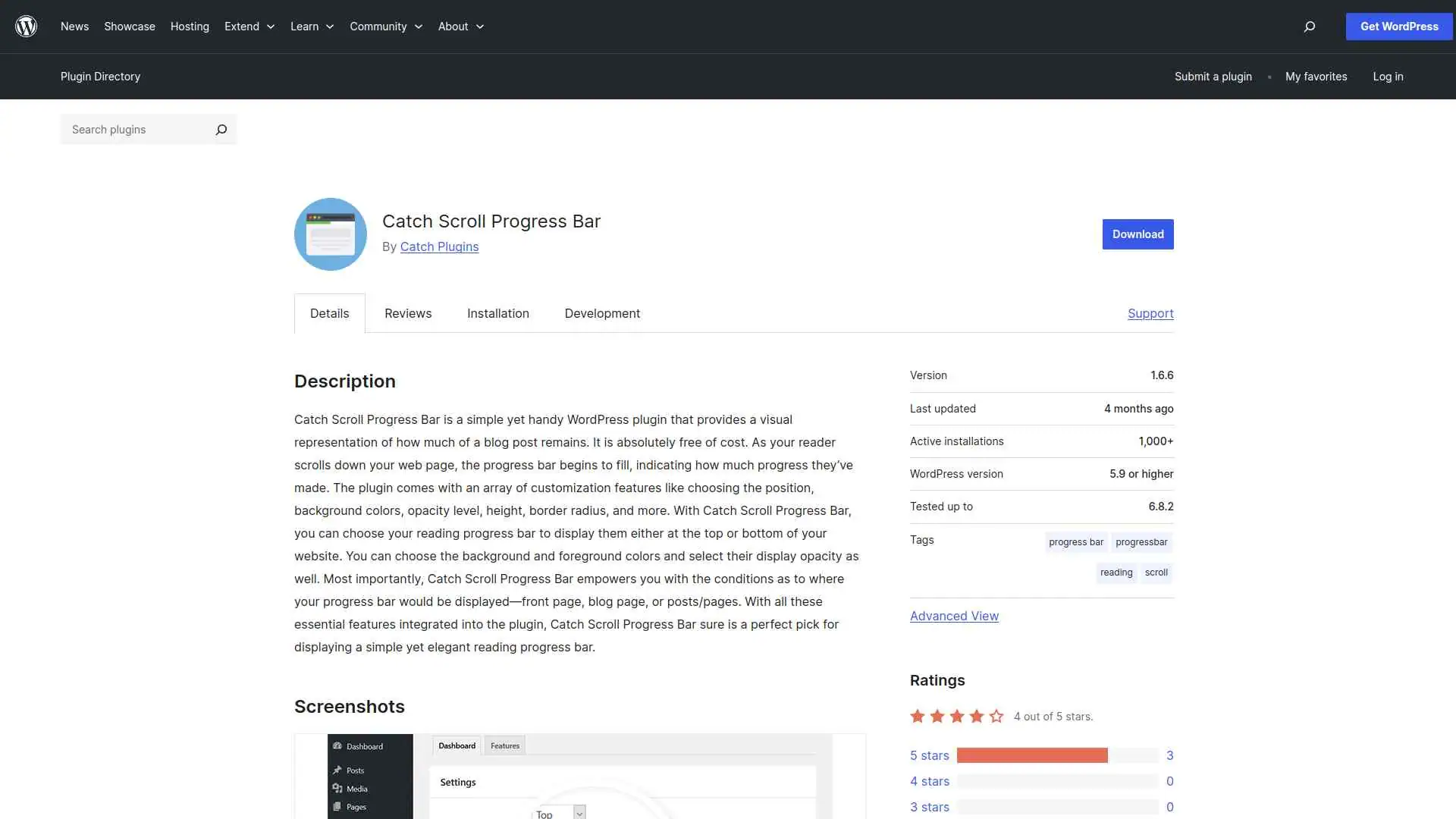 Catch scroll progress bar wordpress plugin 5 best wordpress progress bar plugins for elementor from the plus addons for elementor