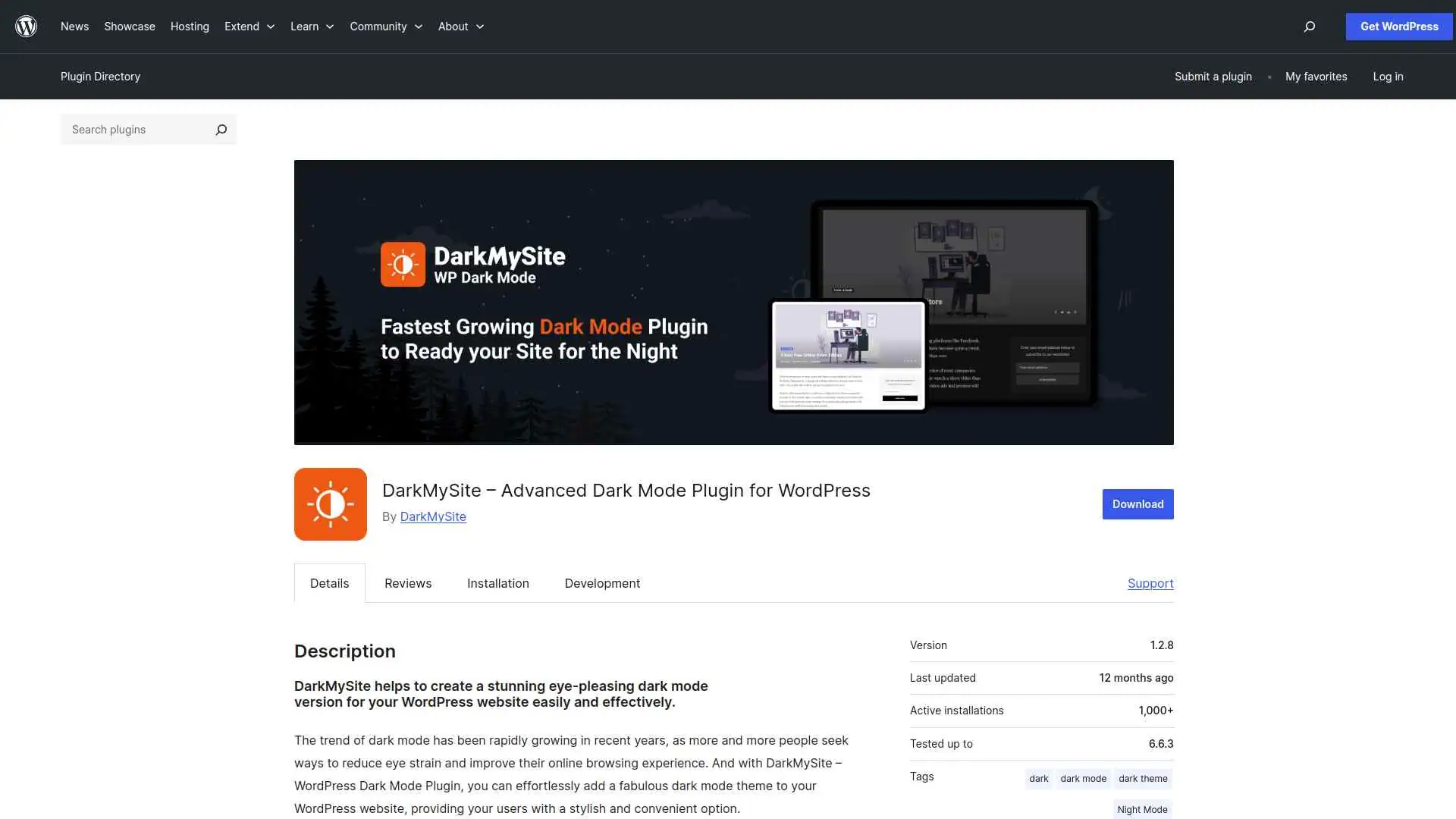 Darkmysite wordpress plugin 5 best wordpress dark mode plugins for elementor from the plus addons for elementor