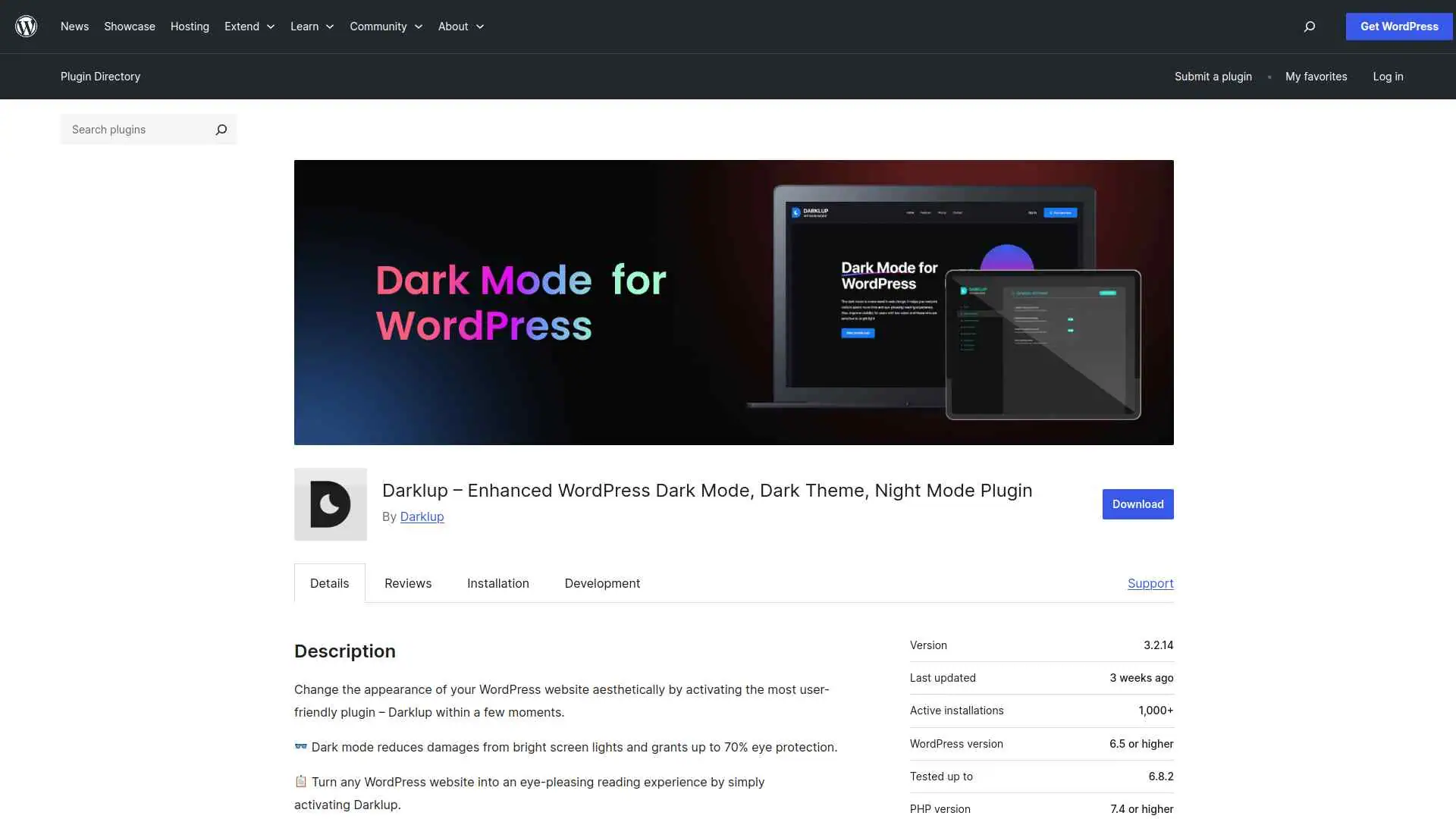 Darklup wordpress plugin 5 best wordpress dark mode plugins for elementor from the plus addons for elementor