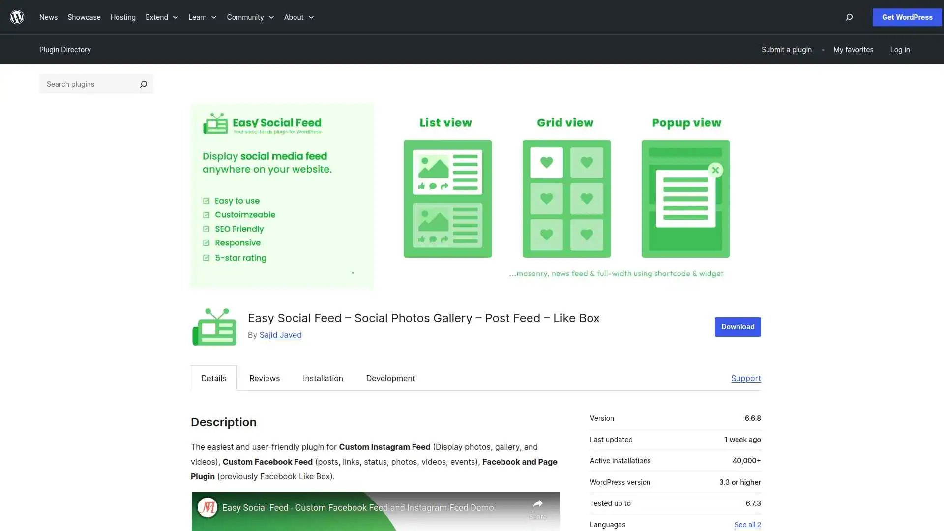 Easy social feed wordpress plugin 5 best wordpress instagram feed plugins for elementor from the plus addons for elementor