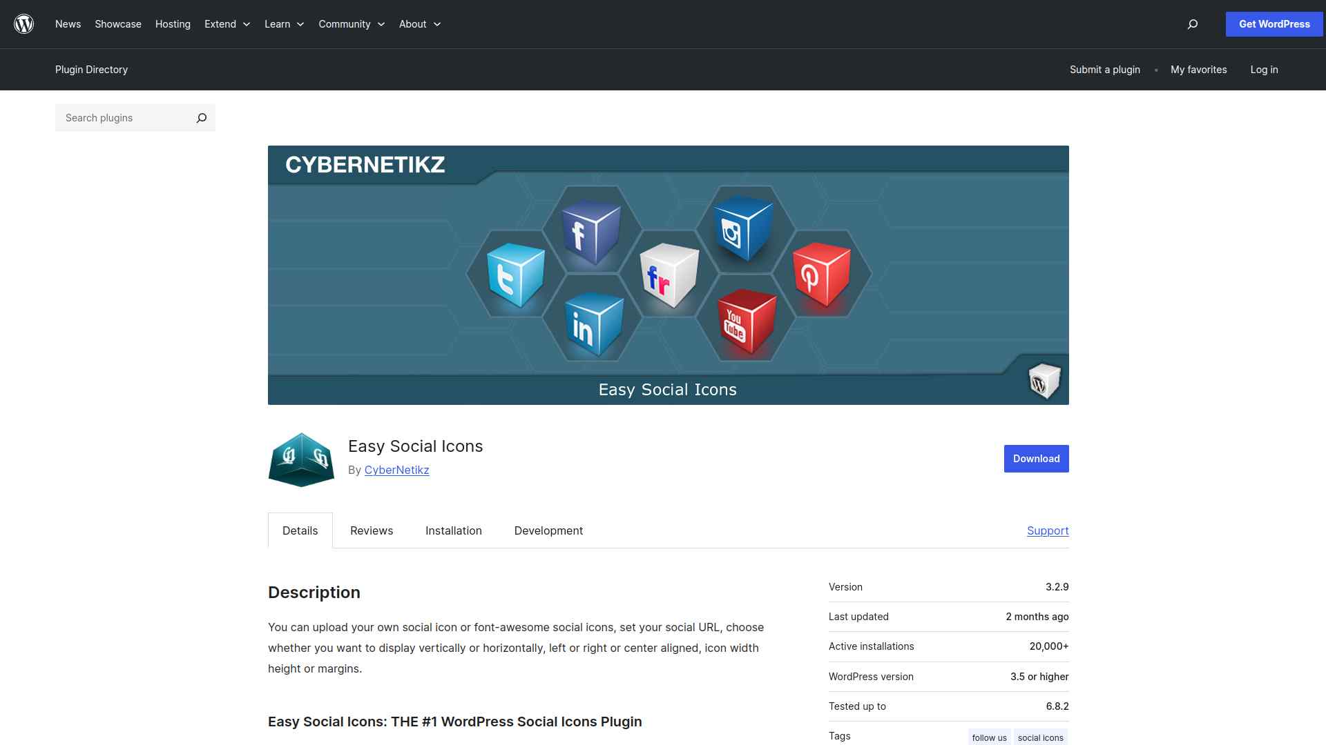 Easy social icons wordpress plugin 5 best wordpress social icon plugins for elementor from the plus addons for elementor