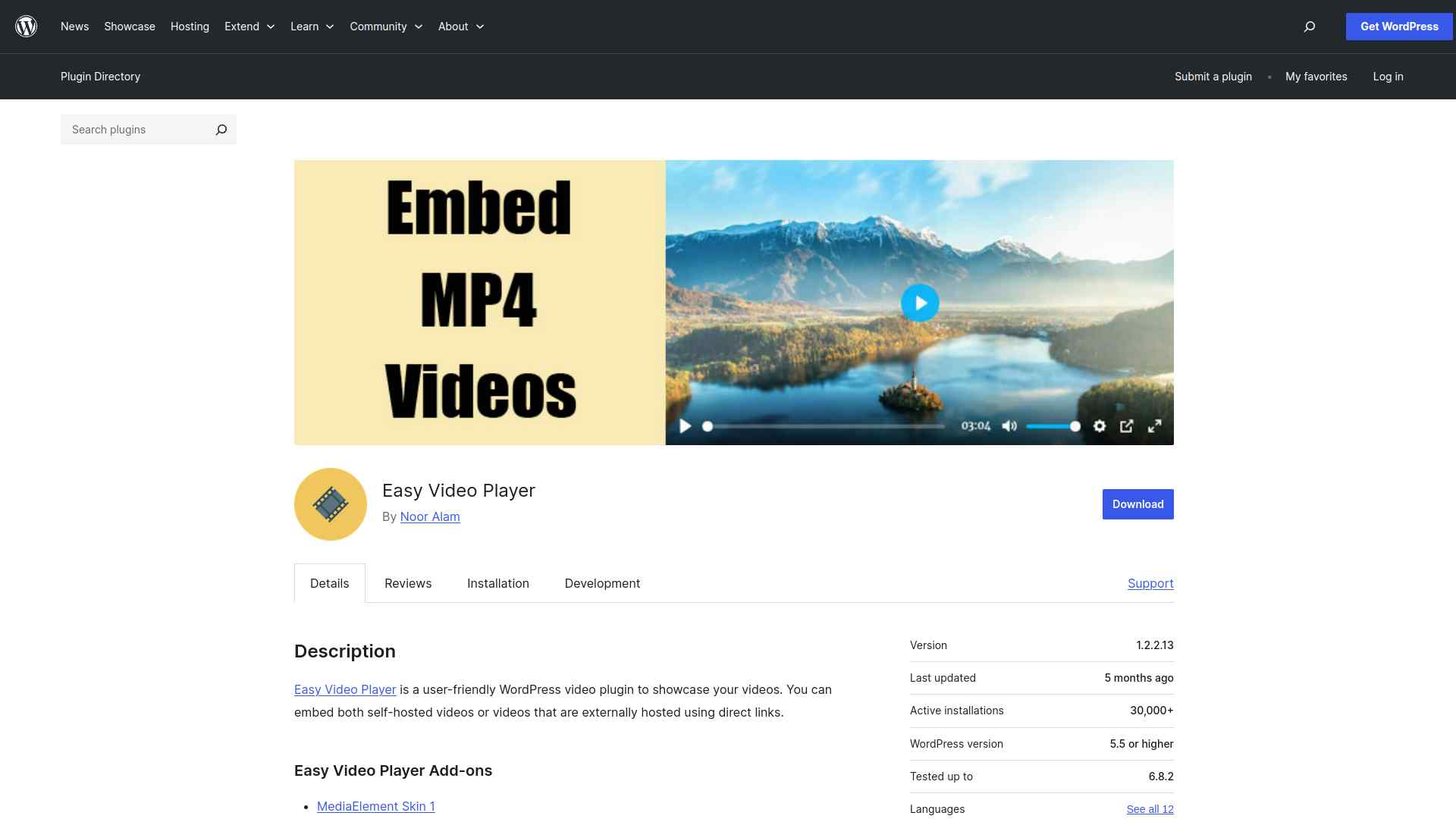 Easy video player wordpress plugin 5 best wordpress video player plugins for elementor from the plus addons for elementor
