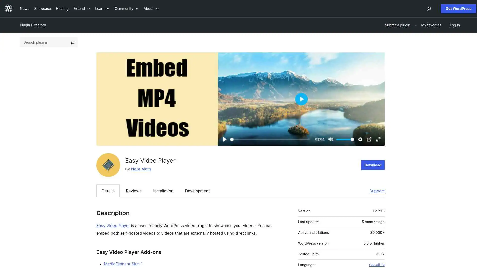 Easy Video Player WordPress plugin | The Plus Addons for Elementor Easy video player wordpress plugin 5 best wordpress video player plugins for elementor from the plus addons for elementor