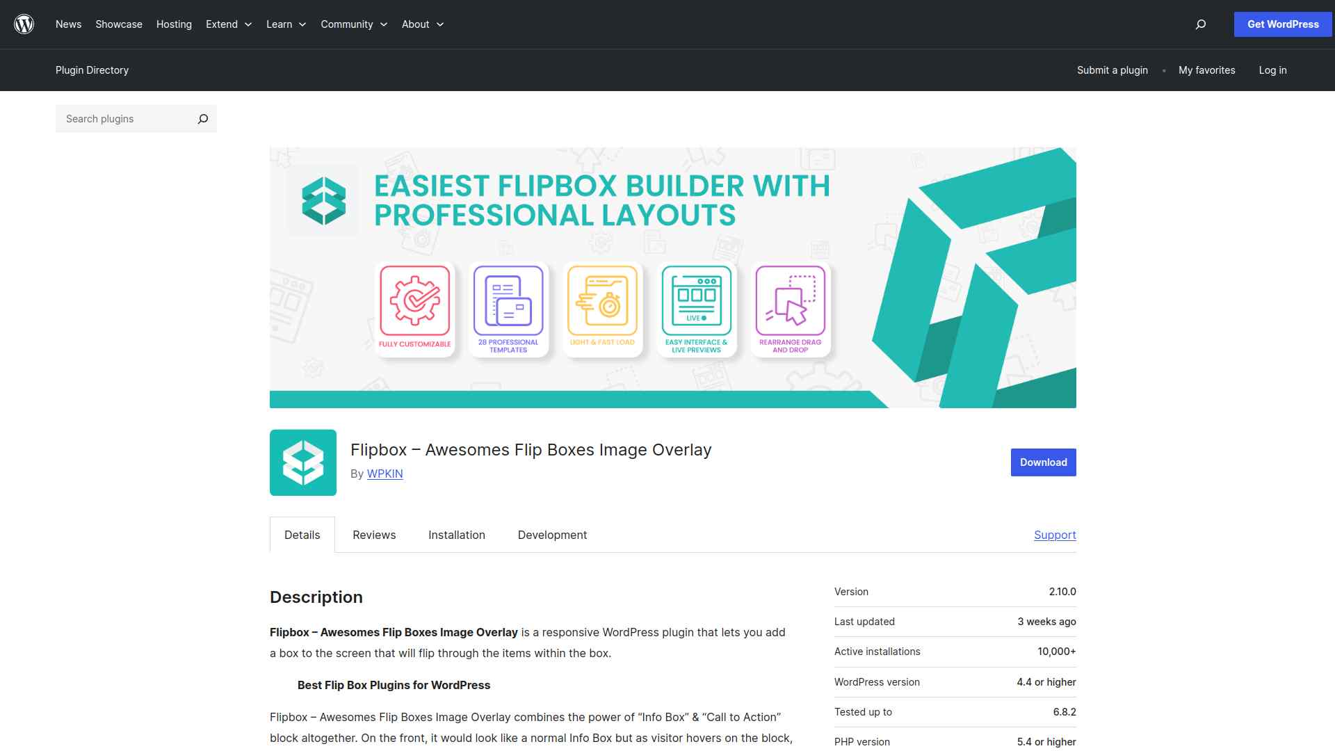 Flipbox WordPress plugin | The Plus Addons for Elementor Flipbox wordpress plugin 5 best wordpress hover card plugins for elementor from the plus addons for elementor
