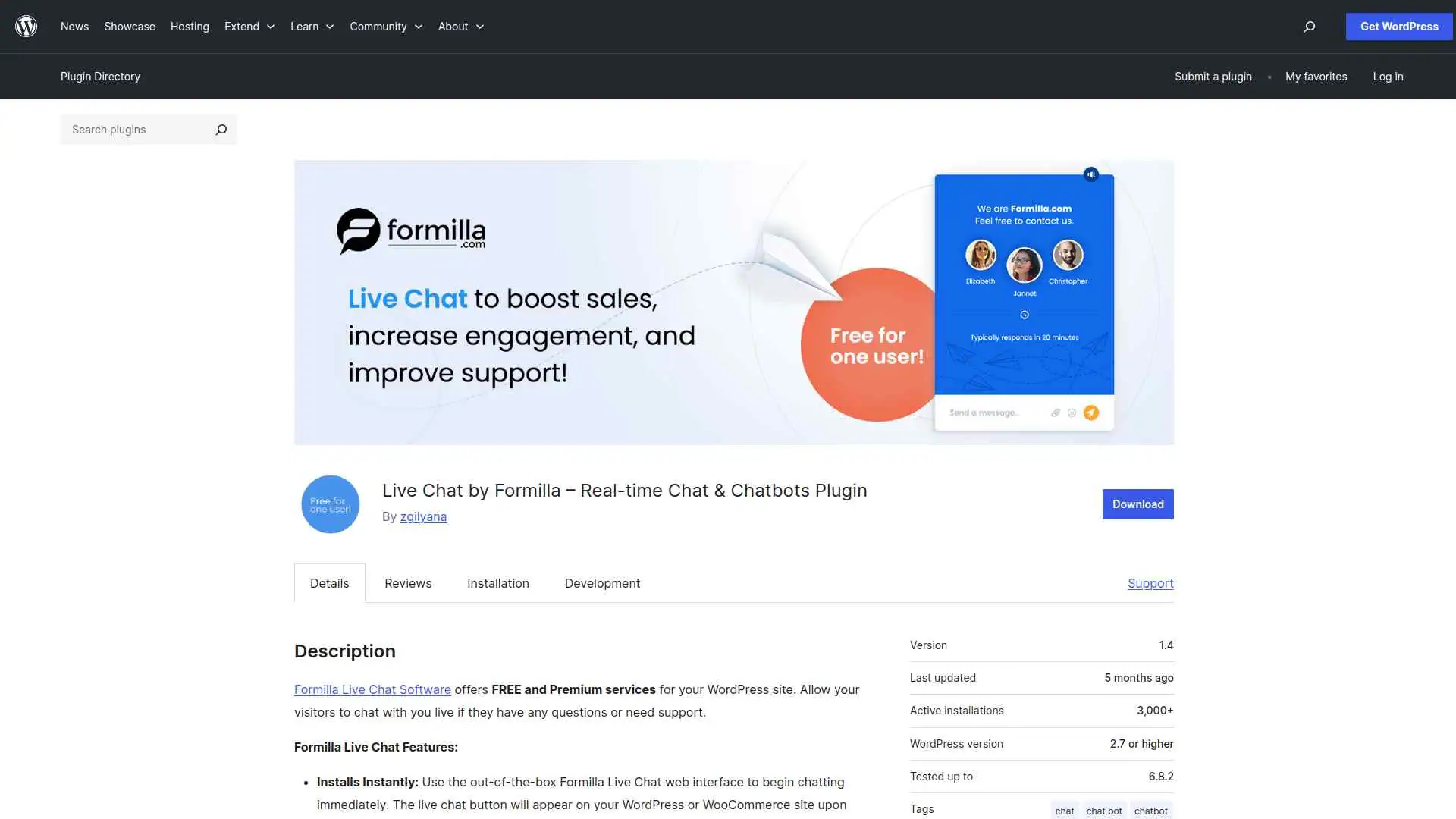 Formilla live chat wordpress plugin 5 best wordpress message box plugins for elementor from the plus addons for elementor