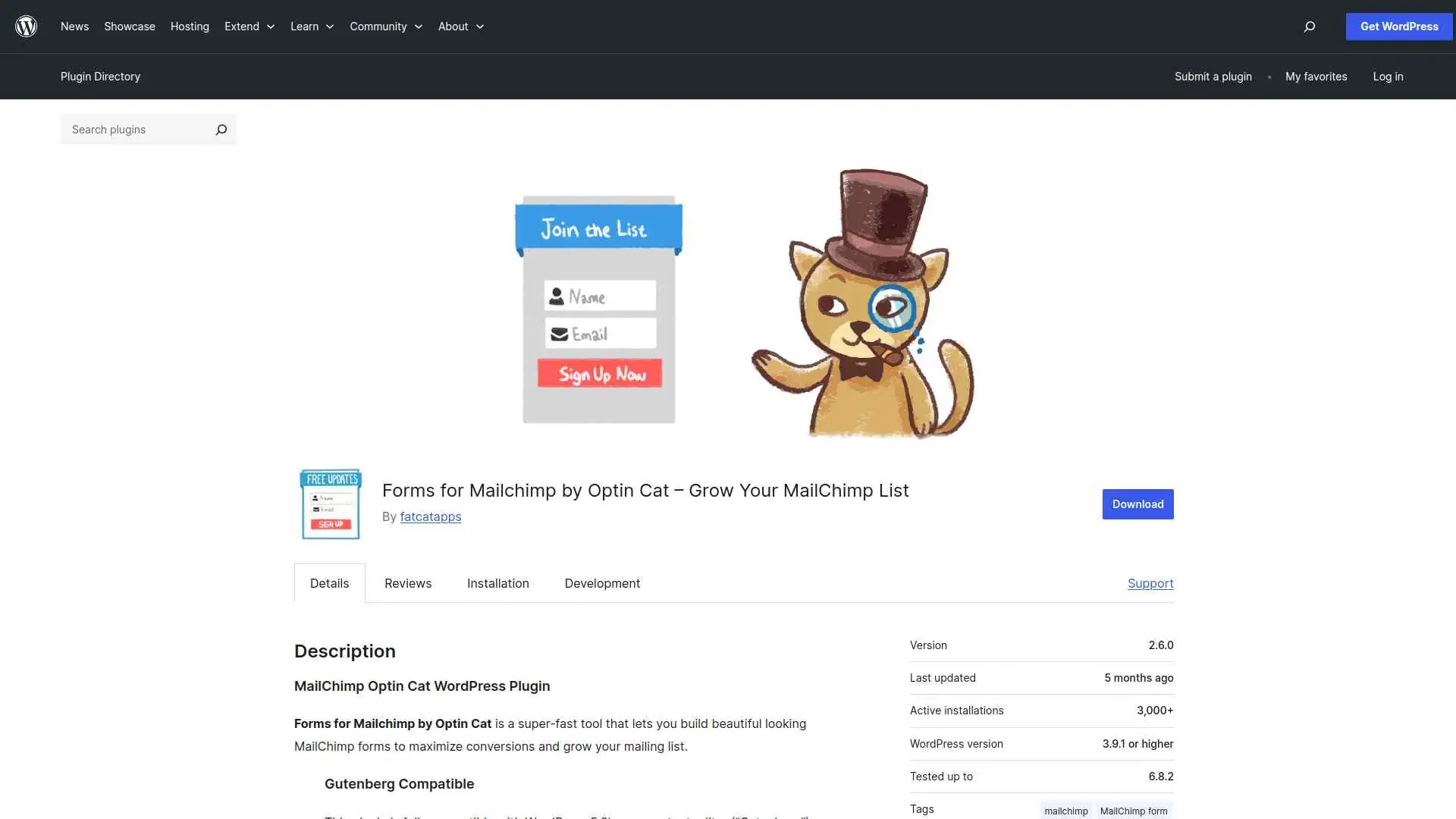 Forms for Mailchimp by Optin Cat WordPress plugin | The Plus Addons for Elementor Forms for mailchimp by optin cat wordpress plugin 5 best wordpress mailchimp form plugins for elementor from the plus addons for elementor