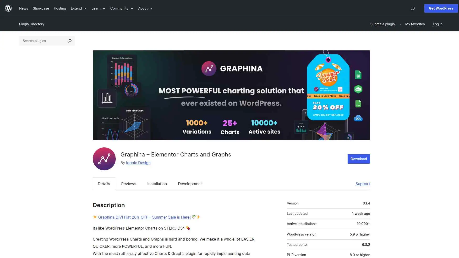 Graphina wordpress plugin 5 best wordpress charts plugins for elementor from the plus addons for elementor