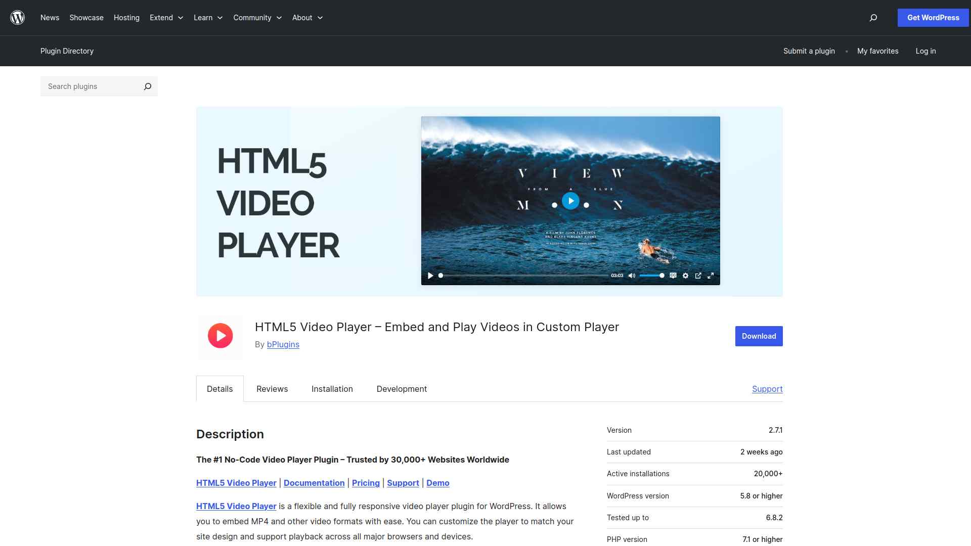 Html5 video player wordpress plugin 5 best wordpress video player plugins for elementor from the plus addons for elementor