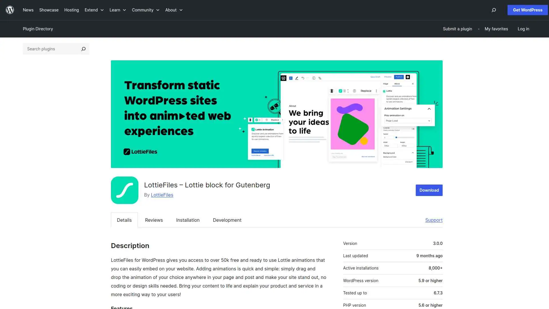 Lottiefiles block for gutenberg wordpress plugin 5 best wordpress lottiefiles animation plugins for elementor from the plus addons for elementor