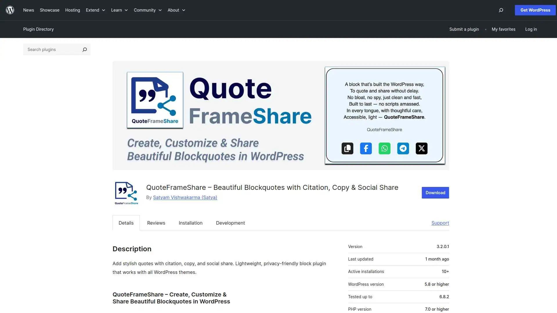 Quoteframeshare wordpress plugin 5 best wordpress blockquote plugins for elementor from the plus addons for elementor
