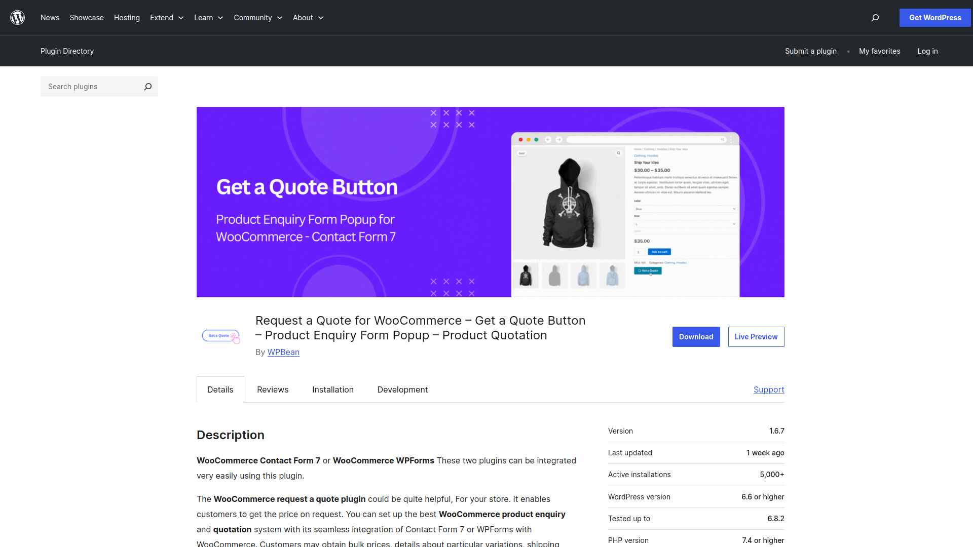Request a Quote for WooCommerce and Elementor WordPress plugin | The Plus Addons for Elementor Request a quote for woocommerce and elementor wordpress plugin 5 best wordpress blockquote plugins for elementor from the plus addons for elementor