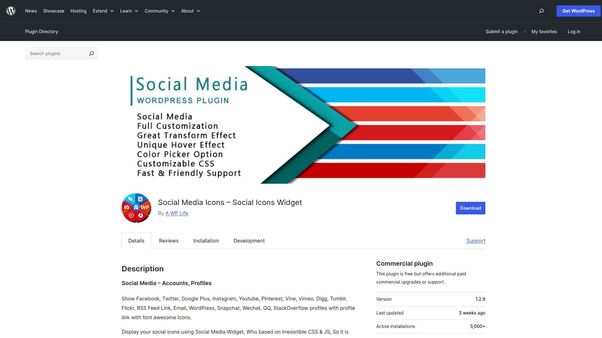 Social media icons wordpress plugin 5 best wordpress social icon plugins for elementor from the plus addons for elementor