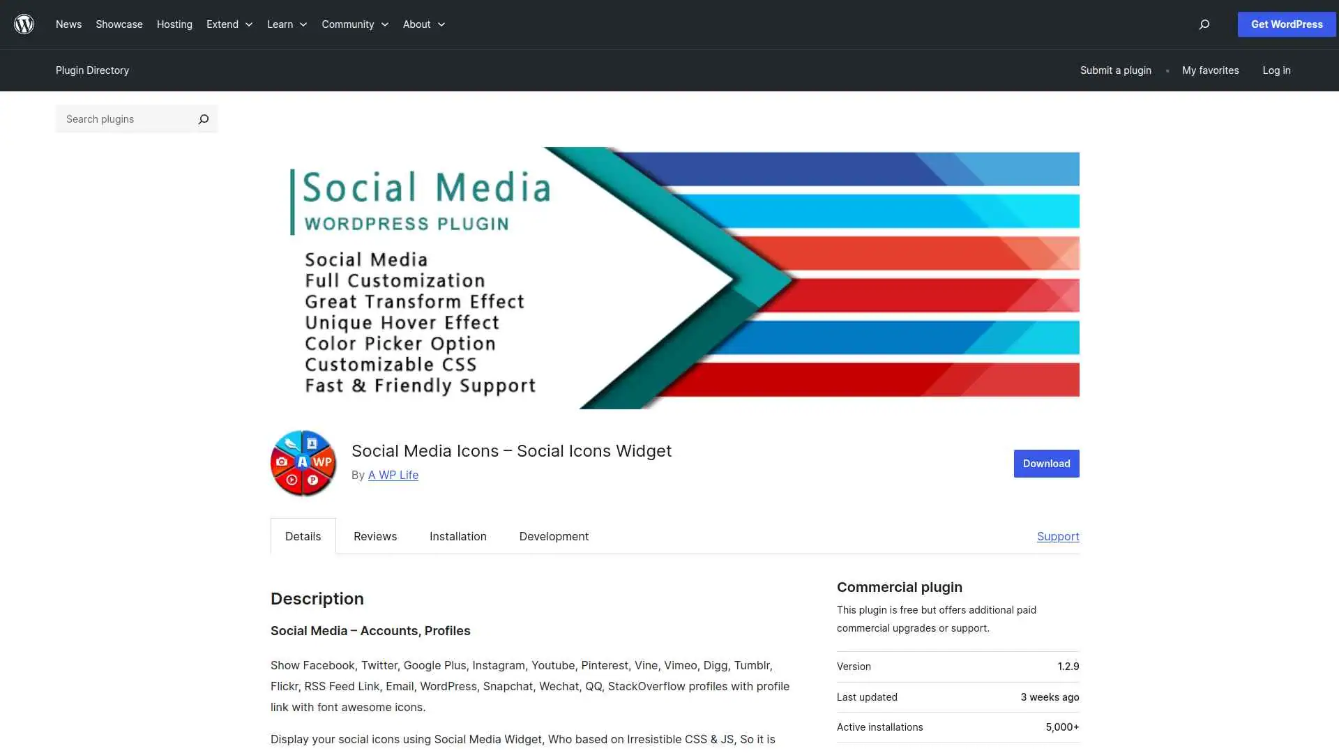 Social Media Icons WordPress plugin | The Plus Addons for Elementor Social media icons wordpress plugin 5 best wordpress social icon plugins for elementor from the plus addons for elementor