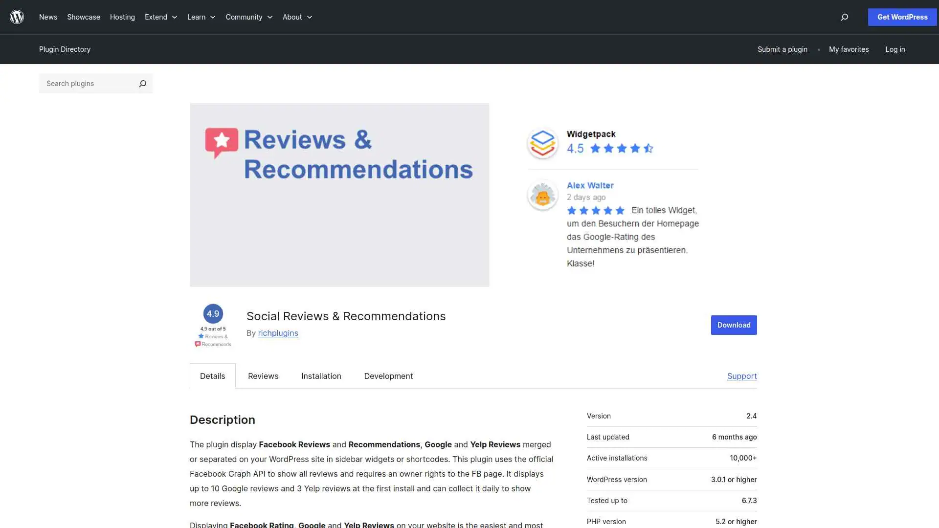 Social reviews recommendations wordpress plugin 5 best wordpress facebook reviews plugins for elementor from the plus addons for elementor