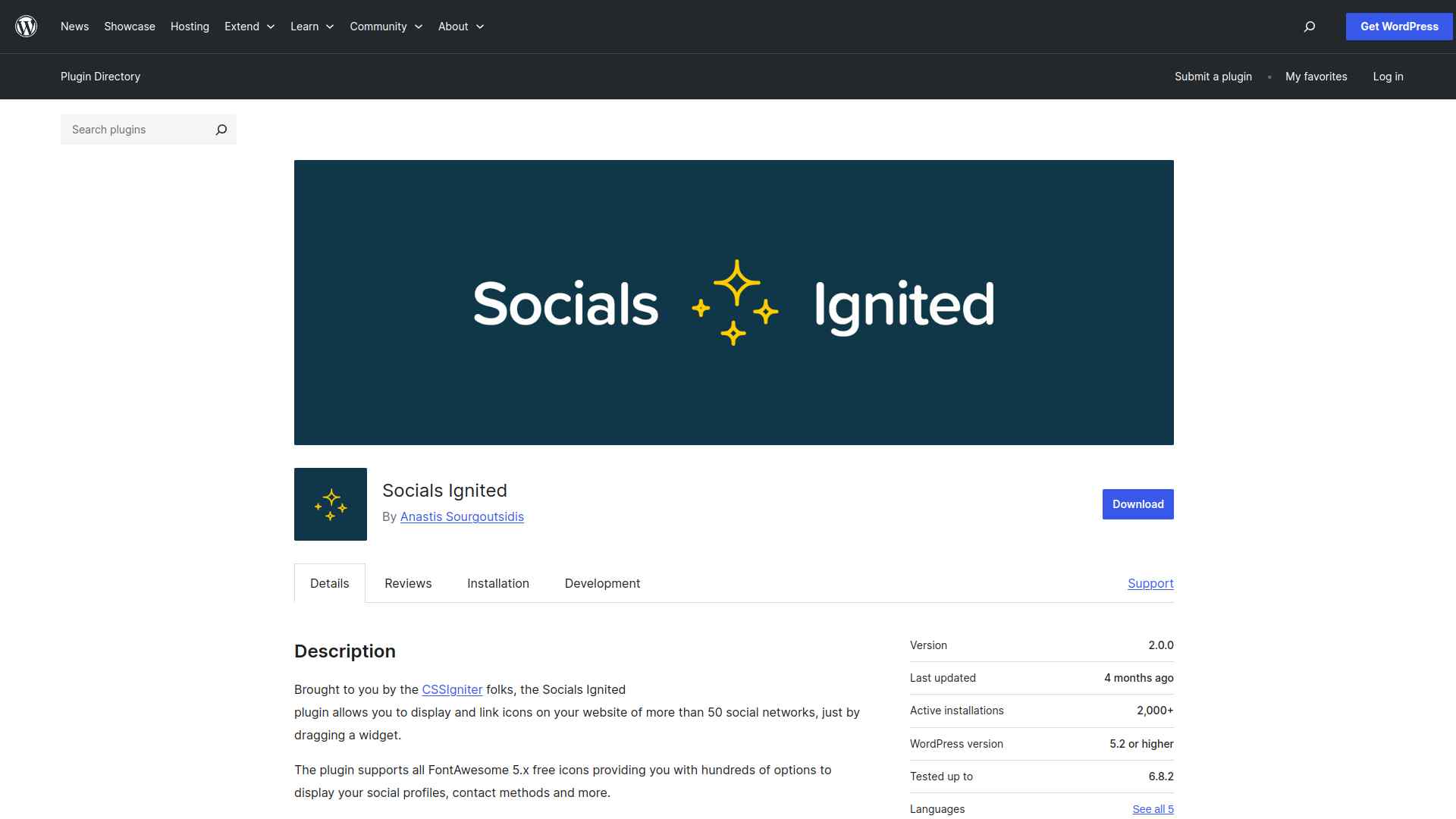 Socials ignited wordpress plugin 5 best wordpress social icon plugins for elementor from the plus addons for elementor