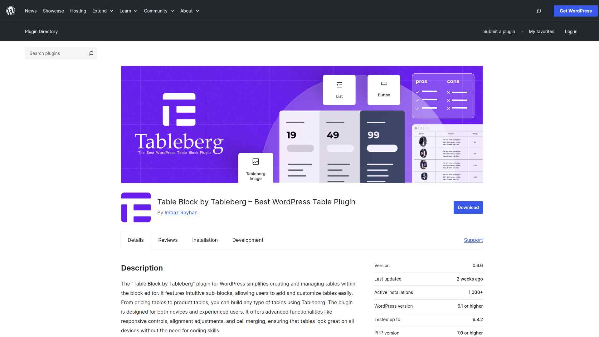 Tableberg table block wordpress plugin 5 best wordpress table plugins for elementor from the plus addons for elementor