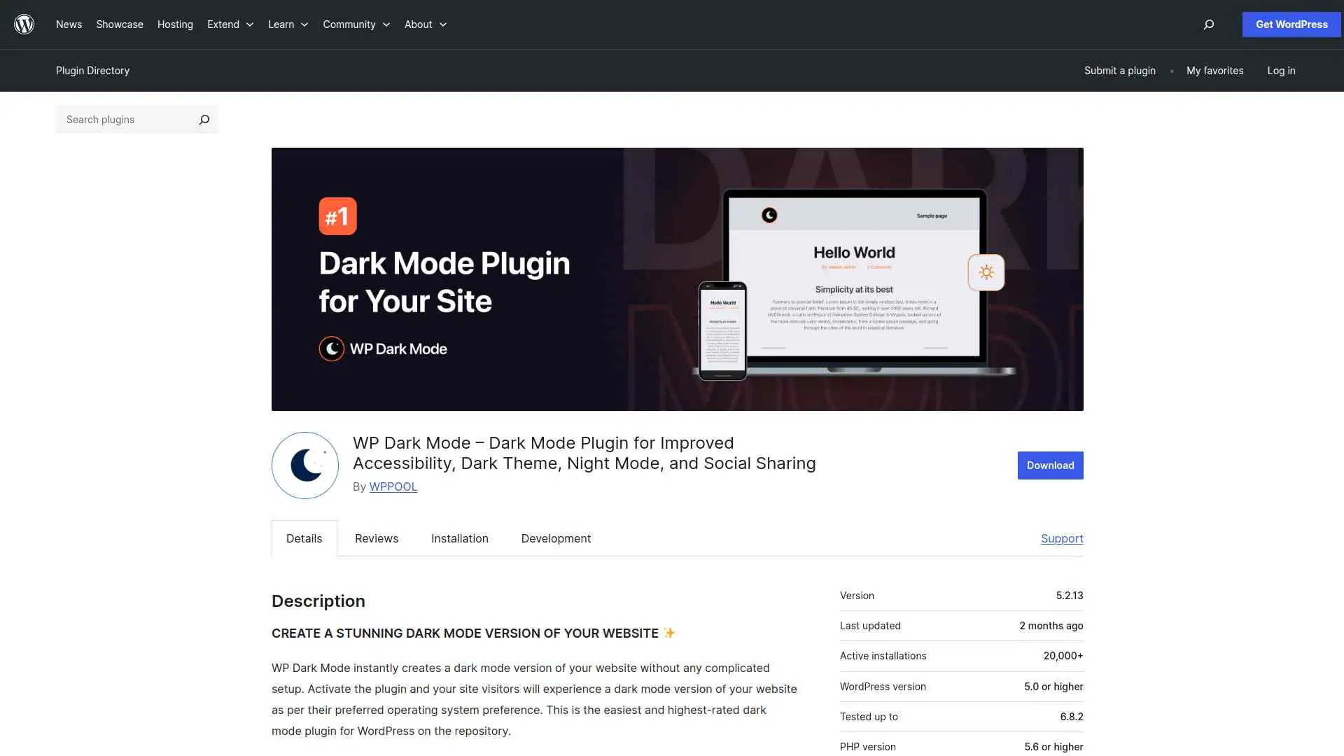 Wp dark mode wordpress plugin 5 best wordpress dark mode plugins for elementor from the plus addons for elementor