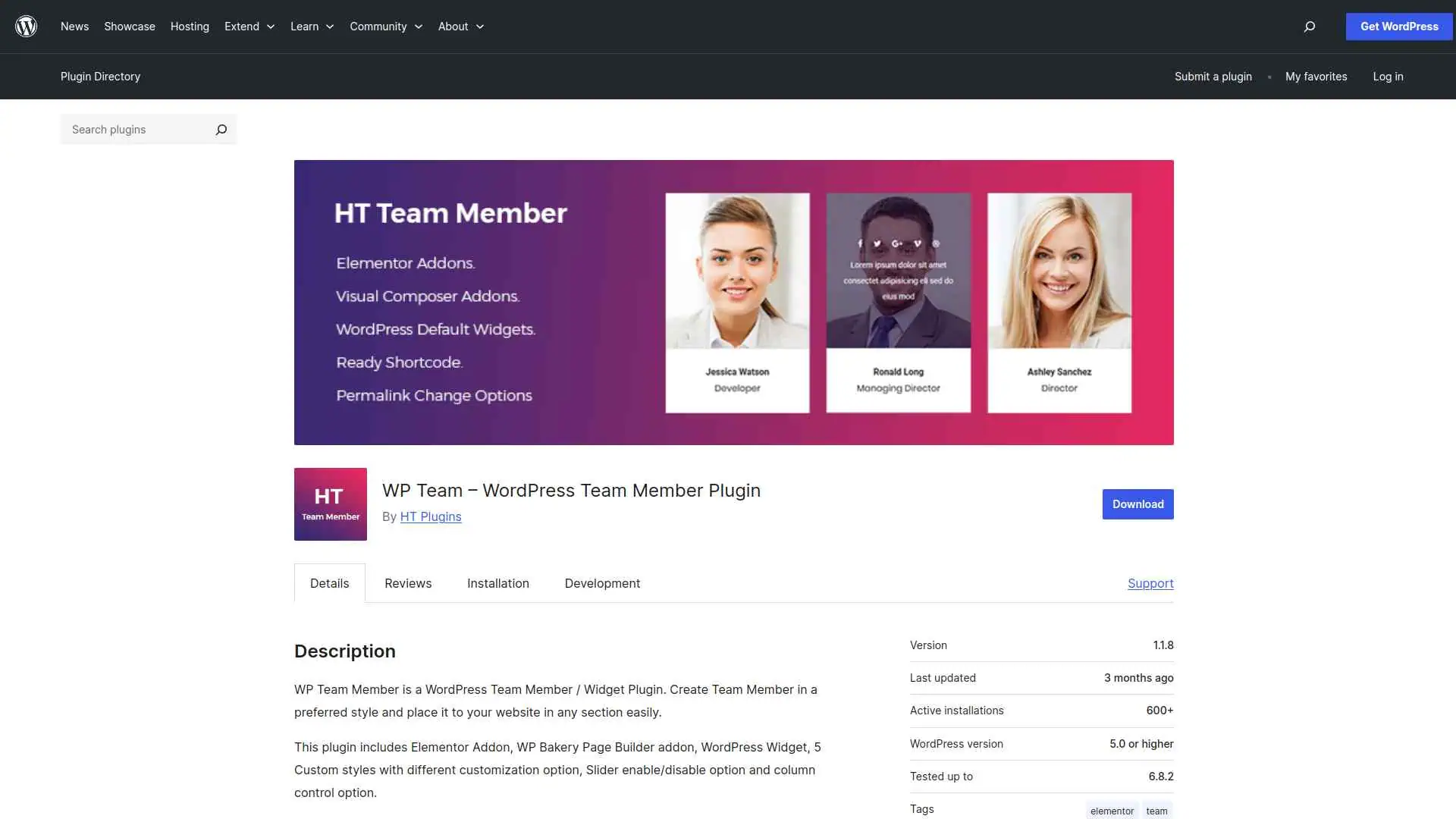 Wp team wordpress plugin 5 best wordpress team member plugins for elementor from the plus addons for elementor