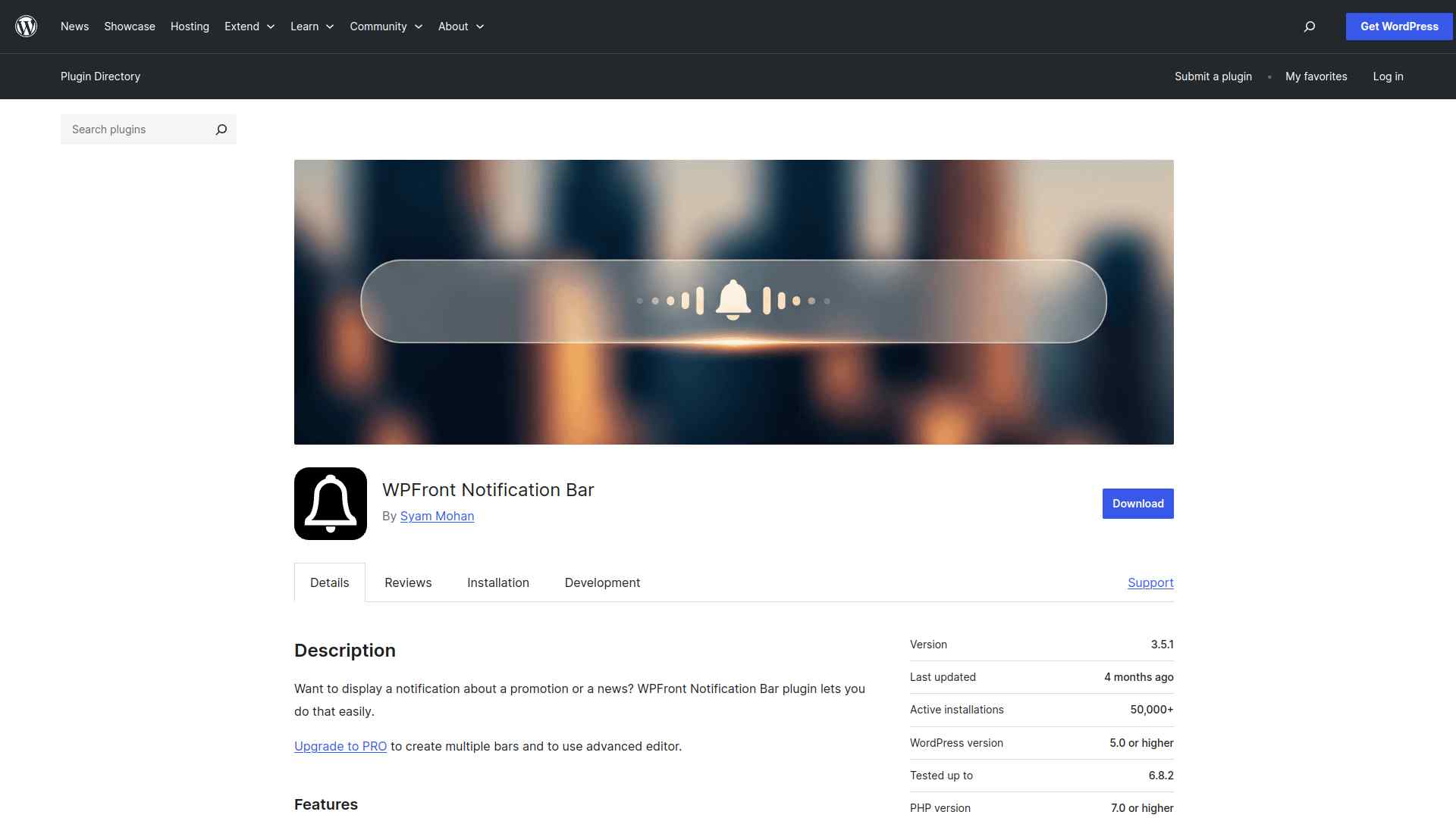Wpfront notification bar wordpress plugin 5 best wordpress banner plugins for elementor from the plus addons for elementor