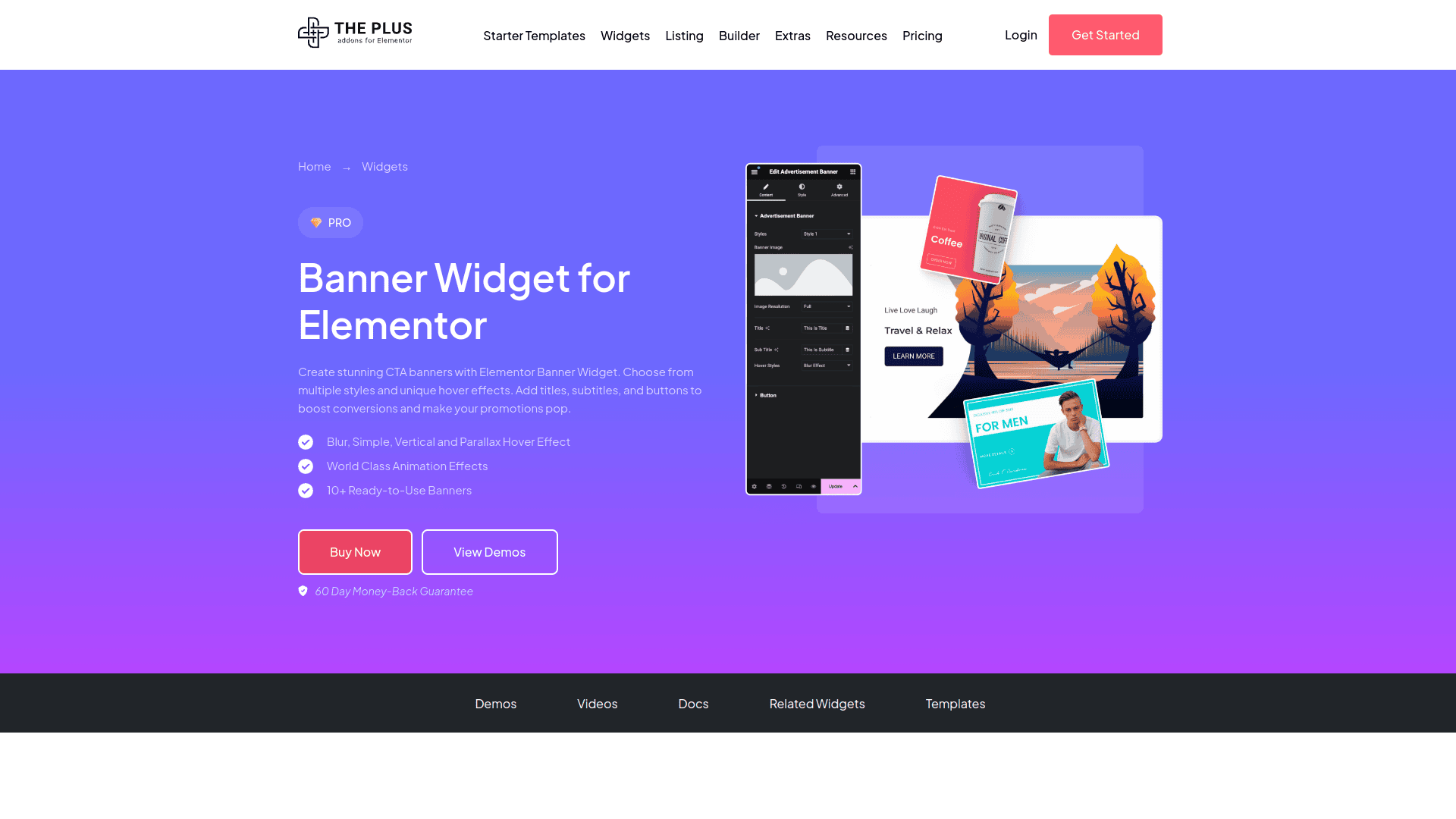 Tpae banner widget 5 best wordpress banner plugins for elementor from the plus addons for elementor