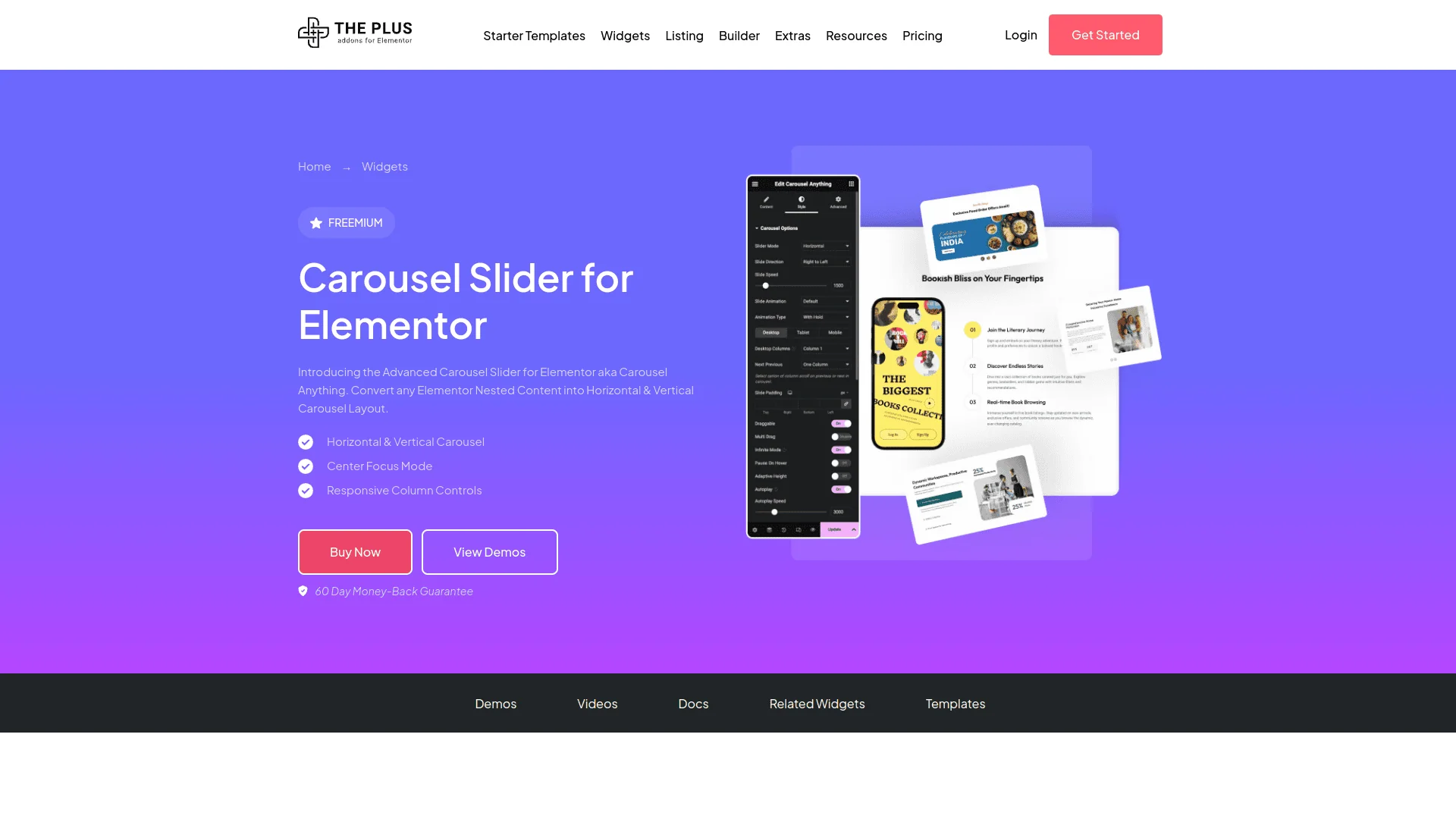 Tpae carousel slider widget 5 best wordpress carousel slider plugins for elementor from the plus addons for elementor