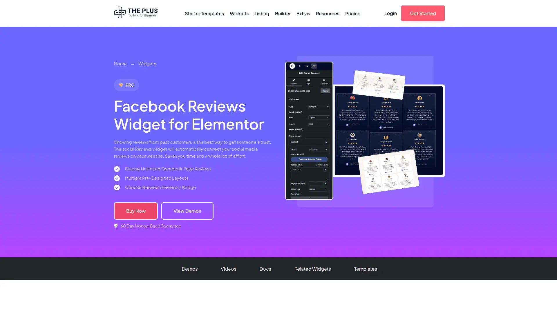 Tpae facebook reviews widget 5 best wordpress facebook reviews plugins for elementor from the plus addons for elementor