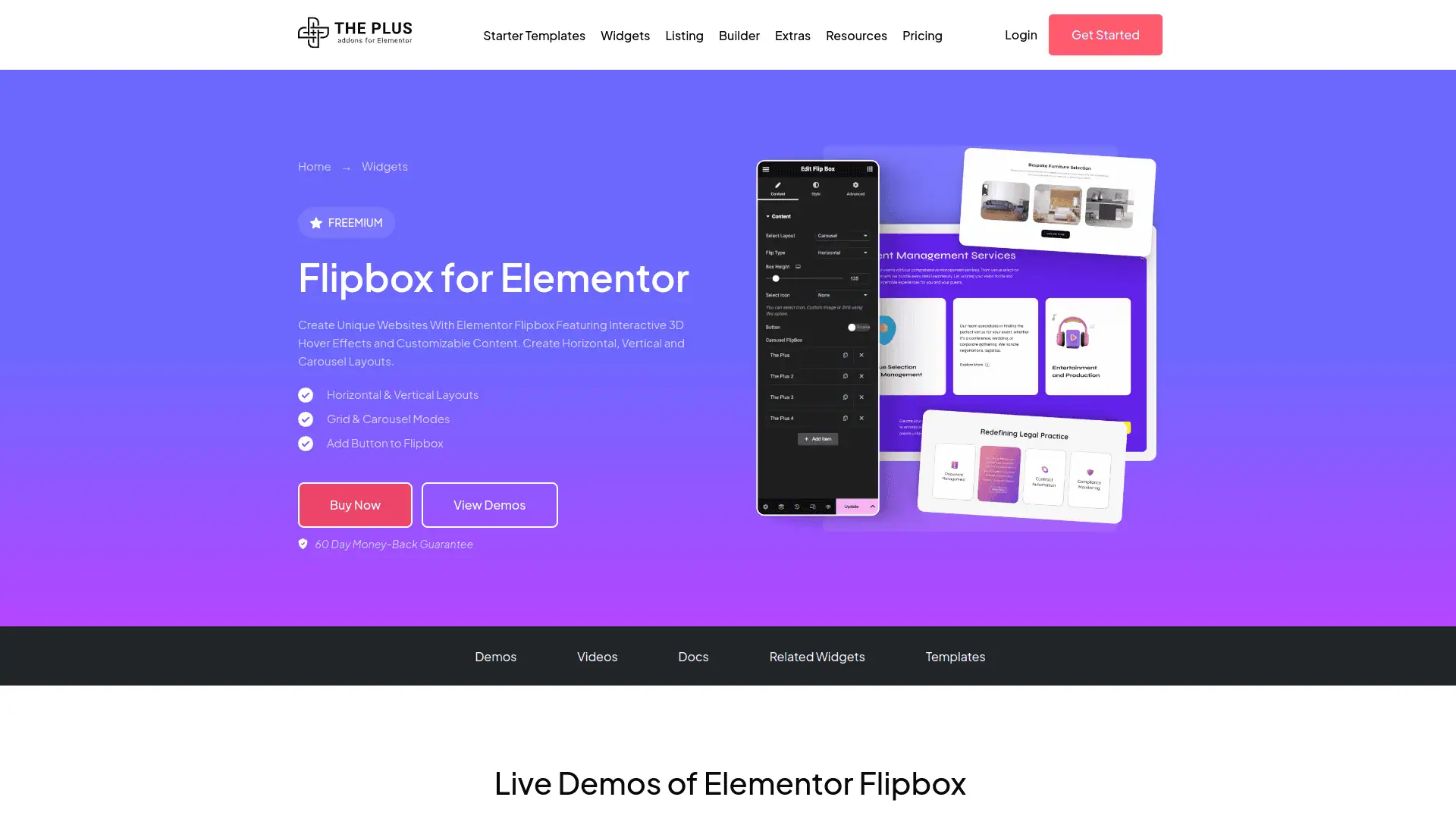 Tpae flipbox widget 5 best wordpress flipbox plugins for elementor from the plus addons for elementor