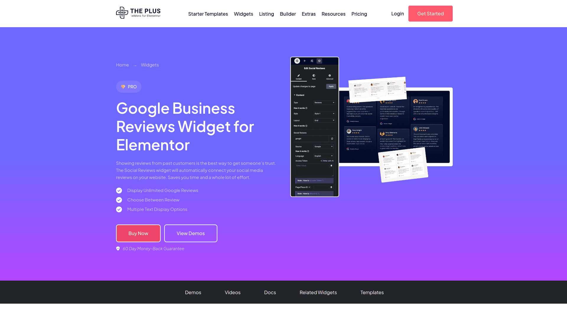 Tpae google reviews widget 5 best wordpress google reviews plugins for elementor from the plus addons for elementor