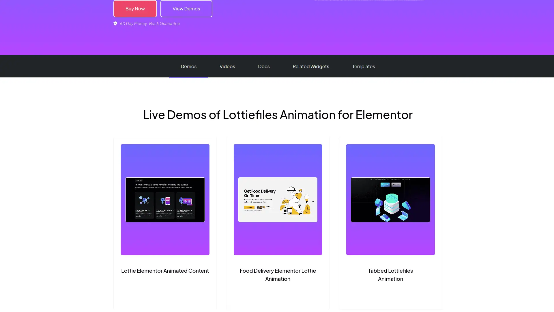 Tpae lottiefiles animation demos 5 best wordpress lottiefiles animation plugins for elementor from the plus addons for elementor