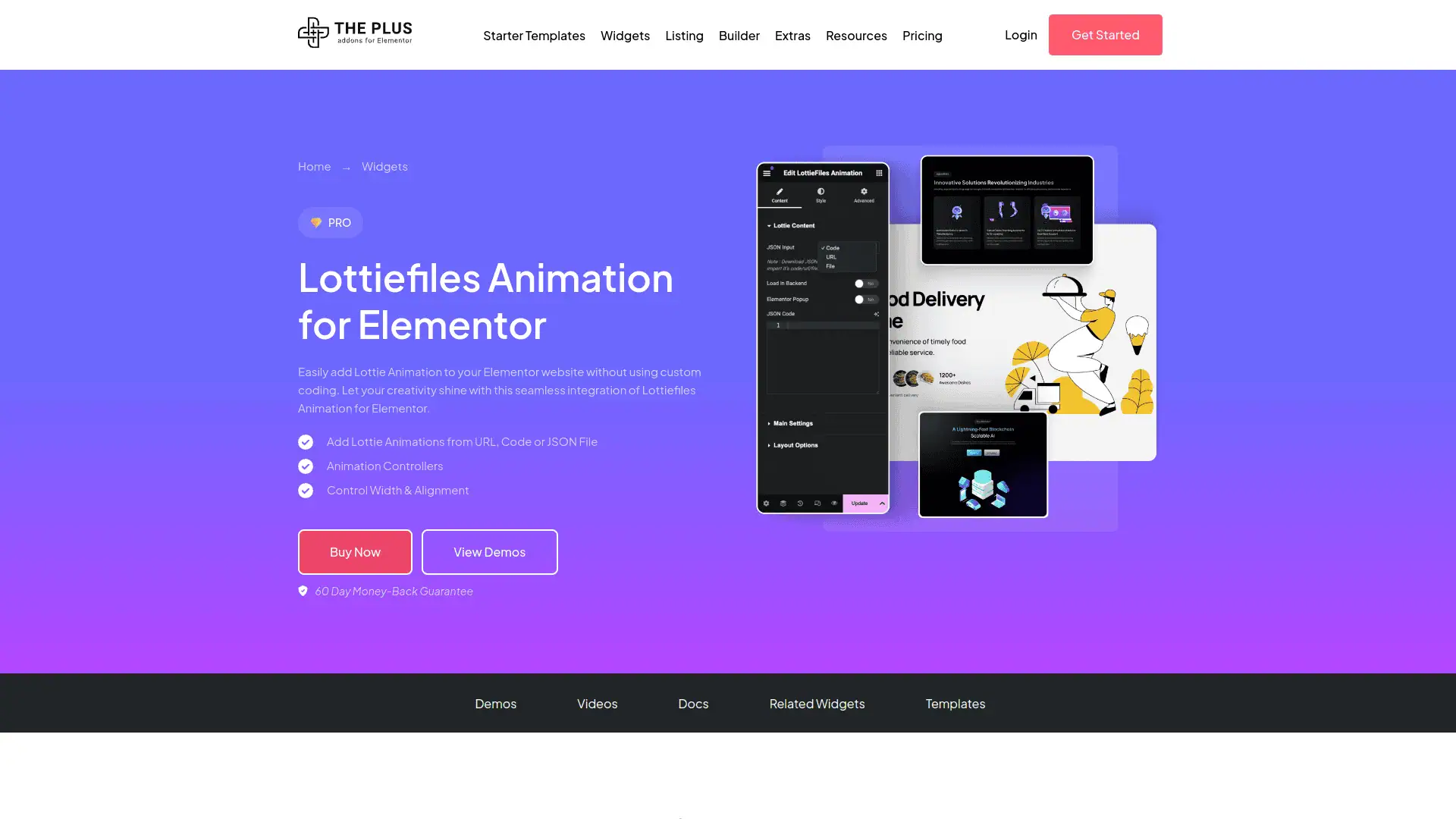 Tpae lottiefiles animation widget 5 best wordpress lottiefiles animation plugins for elementor from the plus addons for elementor