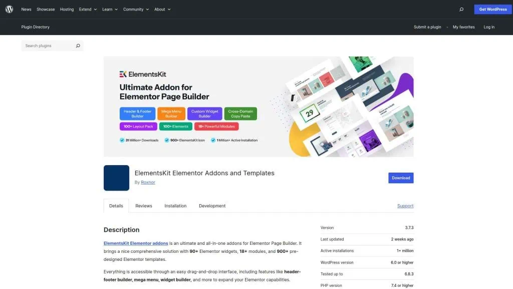 Elementskit landing image best unlimited elements alternatives [faster & feature rich] from the plus addons for elementor