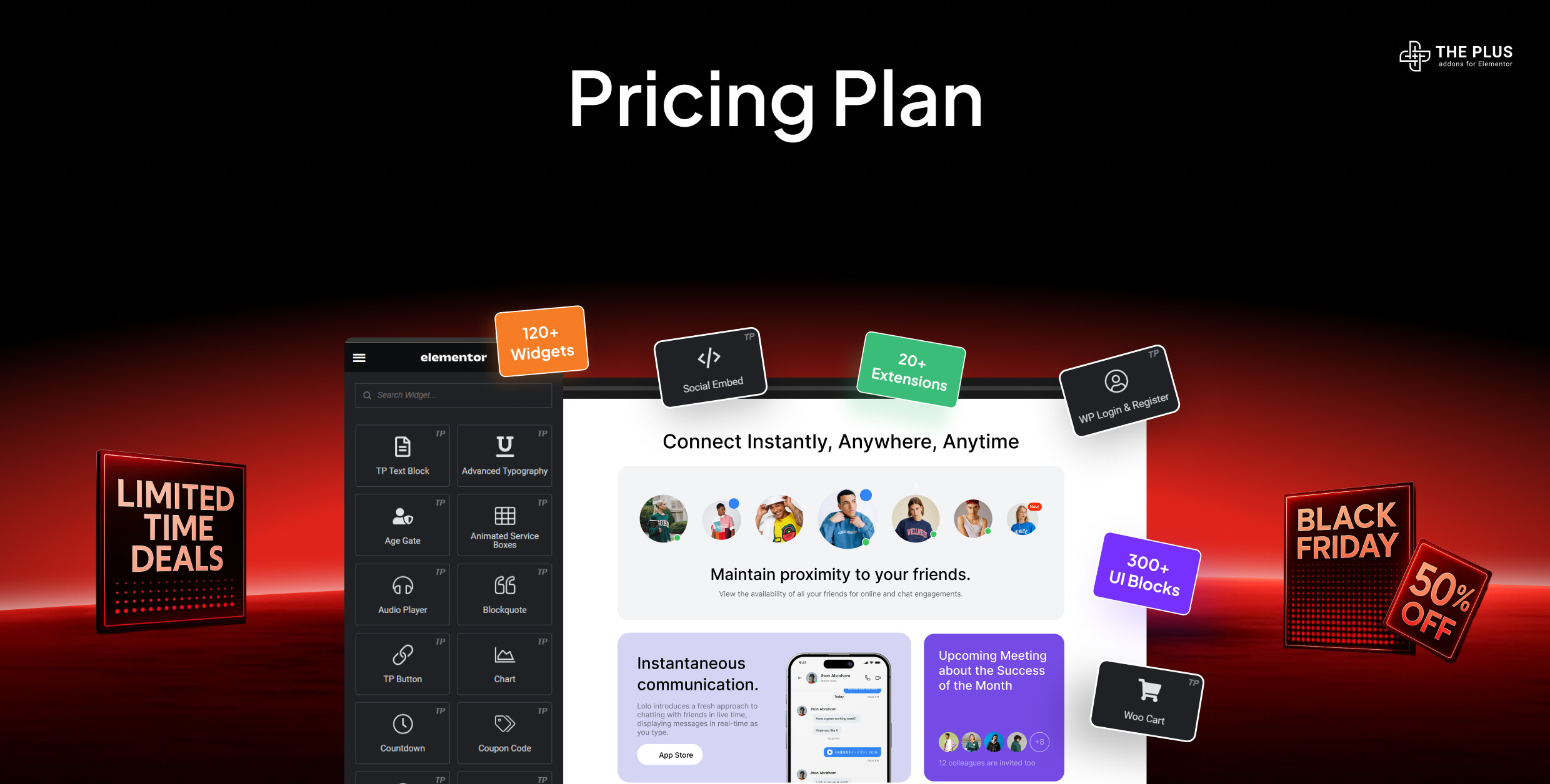 Tpae bfd pricing features image pricing plans from the plus addons for elementor