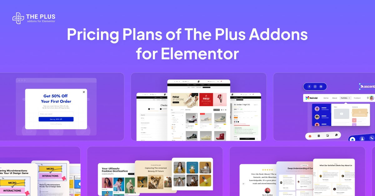 Pricing plans of the plus addons for elementor feature image pricing plans from the plus addons for elementor