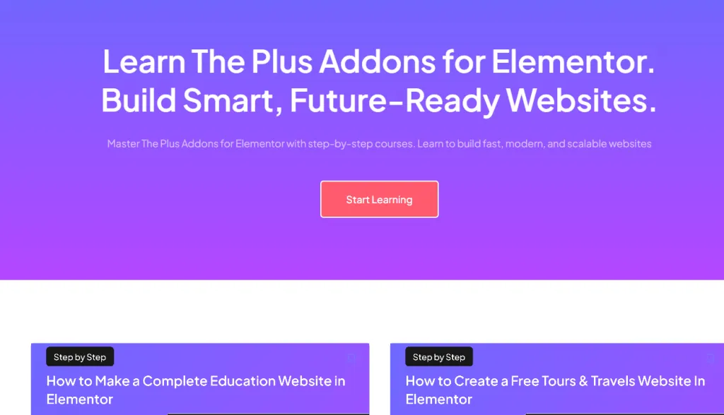 The plus addons for elementor academy community expansion 2025 with the plus addons for elementor: how we made elementor website building easier from the plus addons for elementor