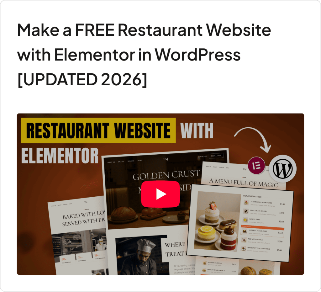 restaurant website 1 | The Plus Addons for Elementor Restaurant website 1 🗞️march 2026 update: the plus addons for elementor is ready for elementor v4 from the plus addons for elementor